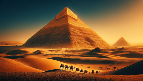 エジプトの大ピラミッド内に「旅客機大の空洞」、専門家らが発見