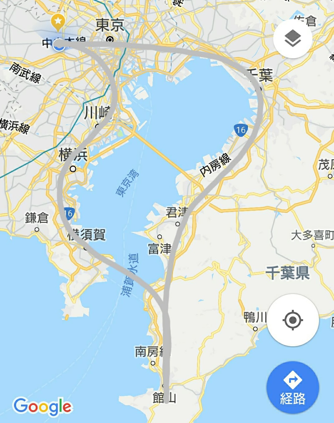 東京湾一周の旅　