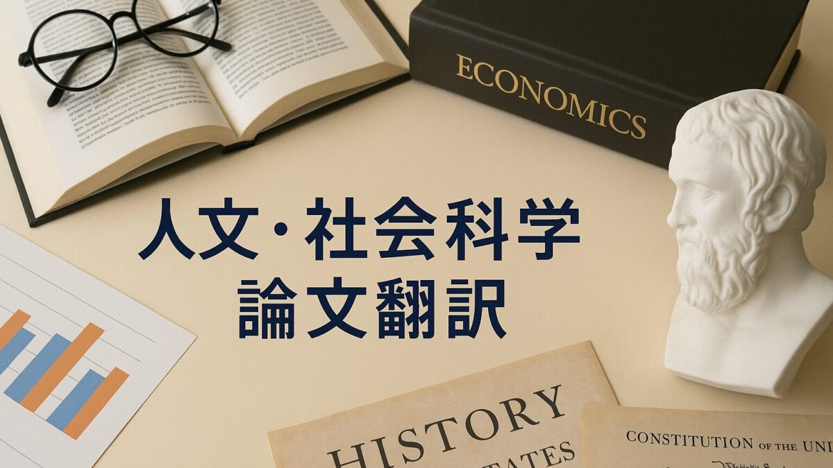 人文・社会科学論文翻訳