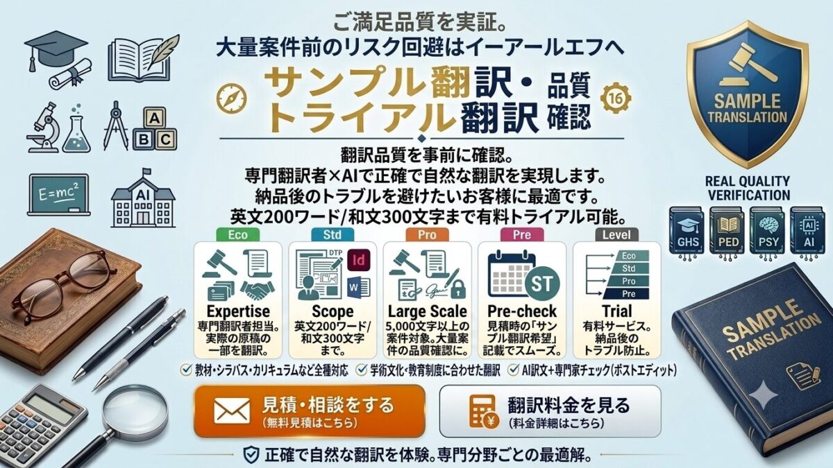 サンプル翻訳サービス
