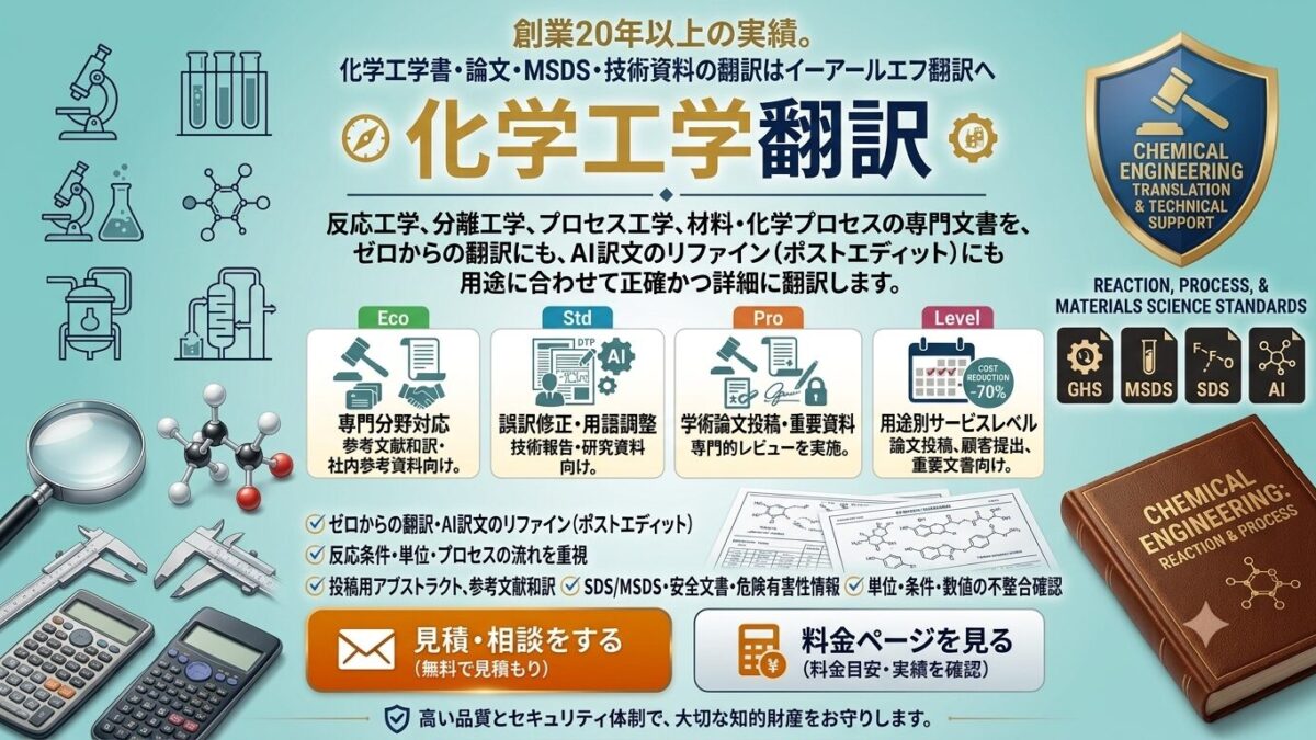 化学工学翻訳