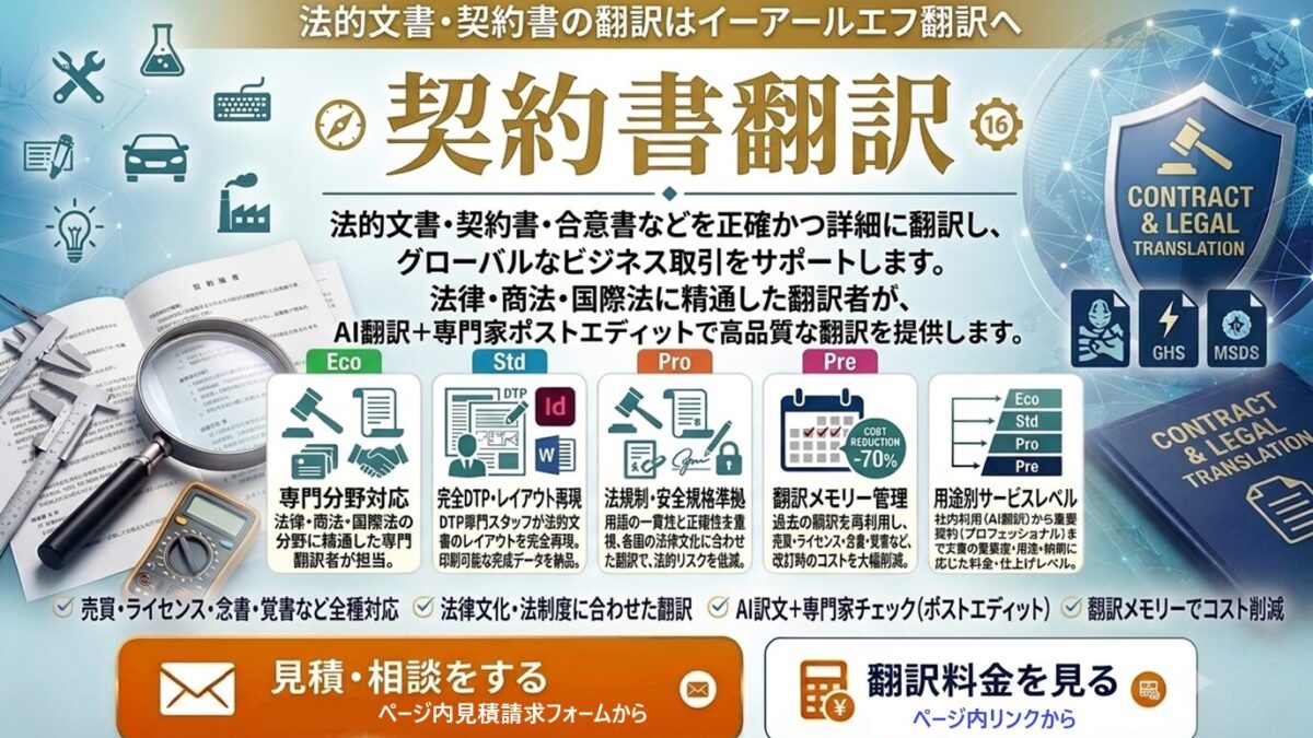 契約書翻訳