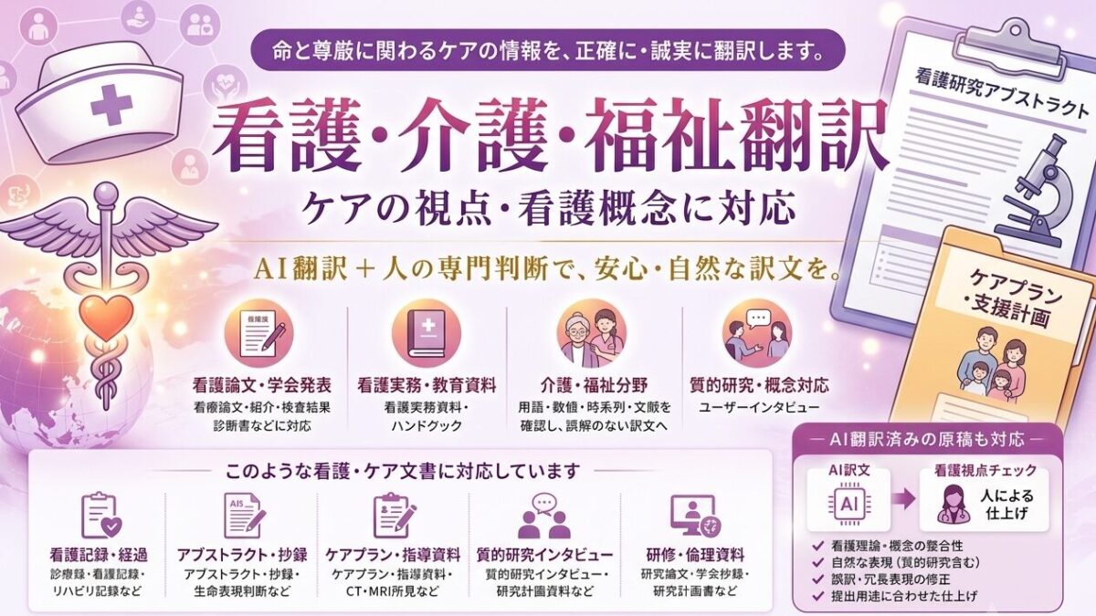 看護翻訳